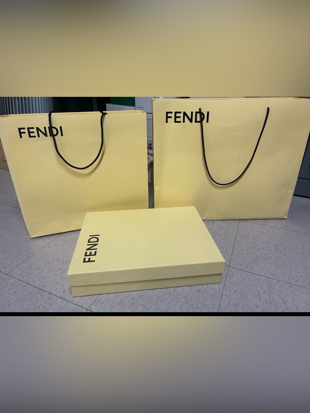 2 FENDI bags and 1 box